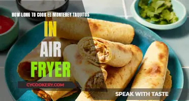 Crispy Taquitos: Air Fryer Cooking Time for El Monterey