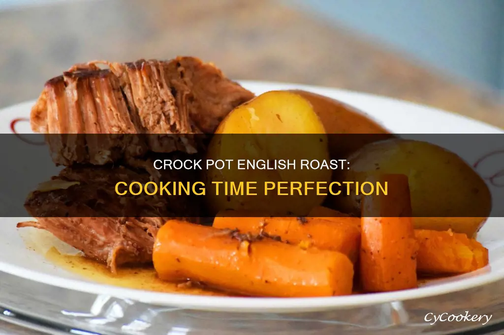 how long to cook english roast in crock pot