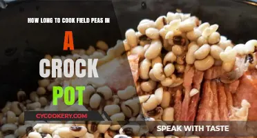 Crock Pot Field Peas: Cooking Time and Tips
