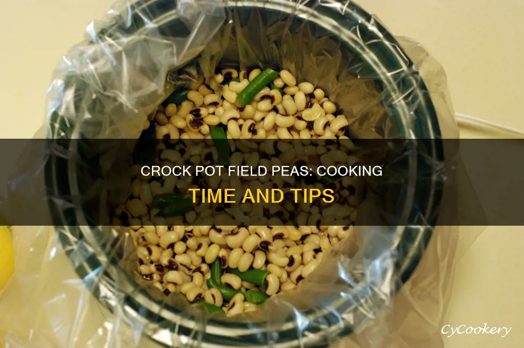 how long to cook field peas in a crock pot