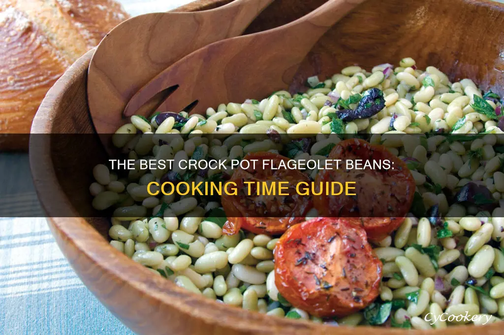 how long to cook flageolet beans crock pot