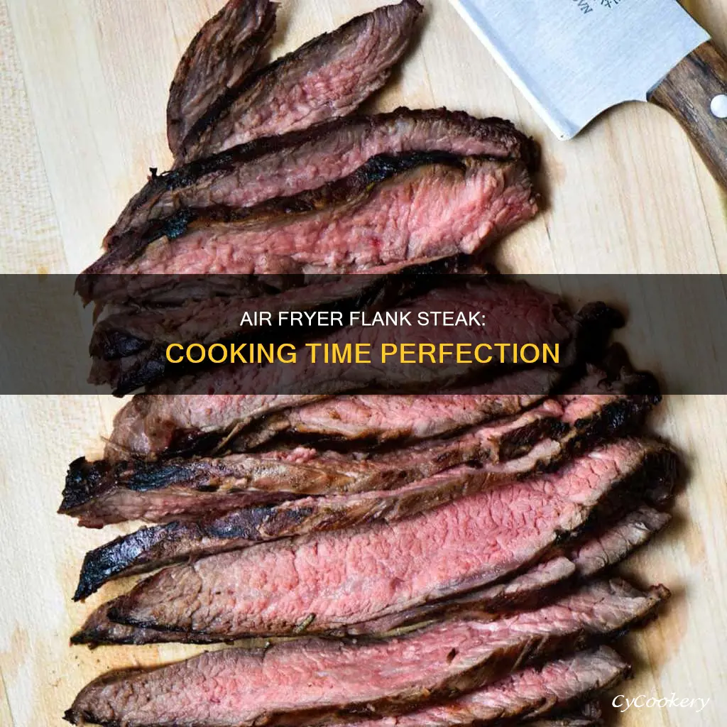 how long to cook flank steak in an air fryer