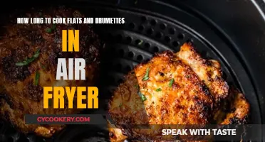 Crispy Chicken Perfection: Air Fryer Flats & Drumettes Cooking Times