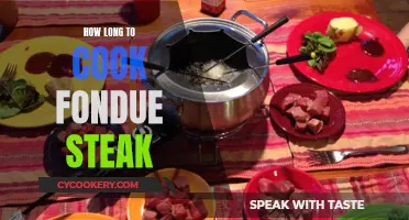 Cooking Fondue Steak: Timing for Tender Meat