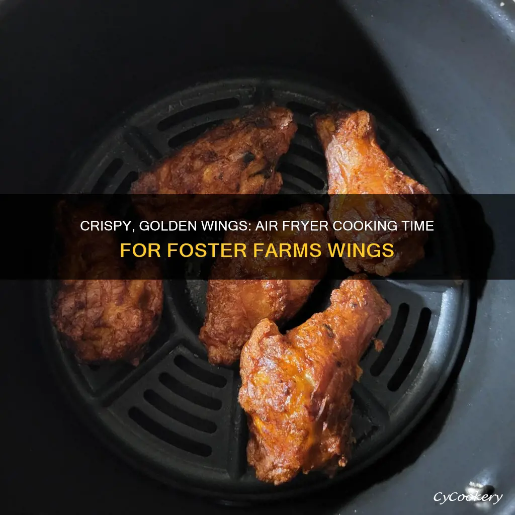 how long to cook foster farms wings in air fryer