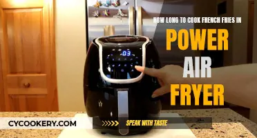 Crispy French Fries: Power Air Fryer Cooking Time Guide