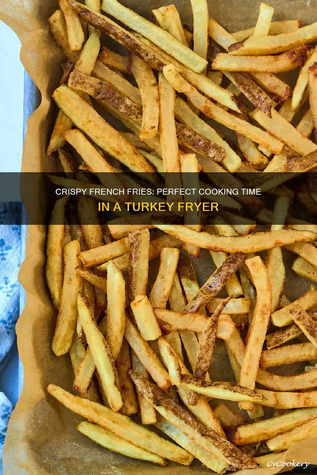 how long to cook french fries in turkey fryer