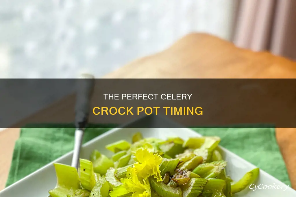 how long to cook fresh celery crock pot