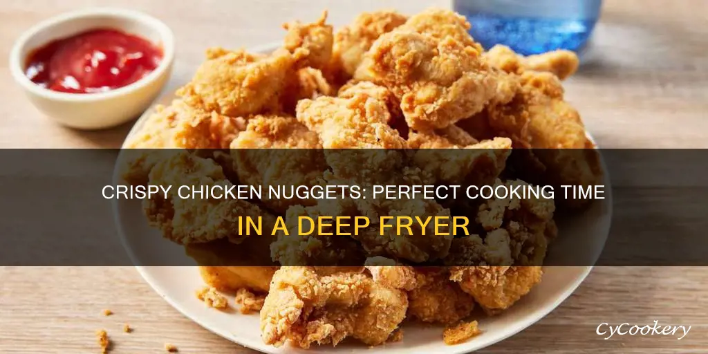 how long to cook fresh chicken nuggets in deep fryer