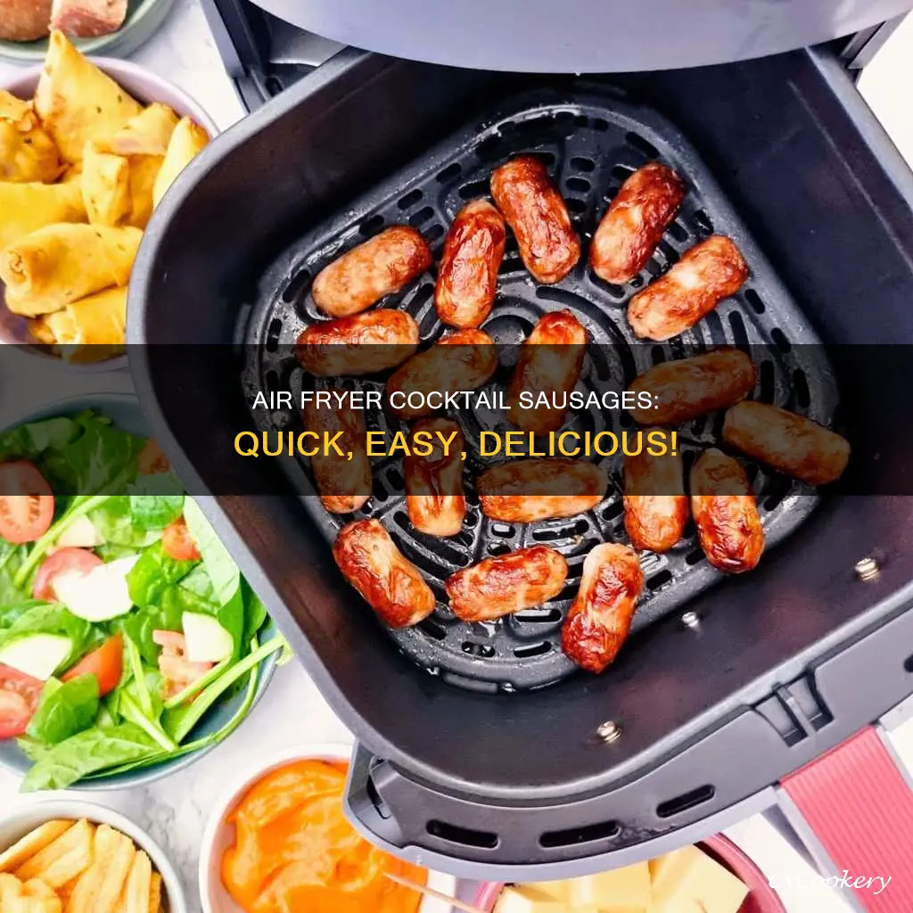 how long to cook fresh cocktail sausages in air fryer
