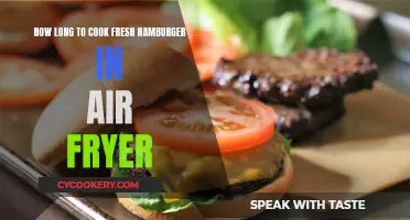 Perfectly Cooked: Air Fryer Hamburger Times and Tips