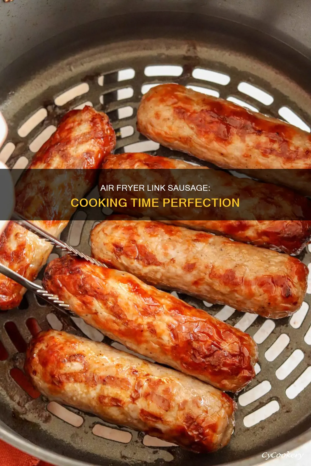 how long to cook fresh link sausage in air fryer