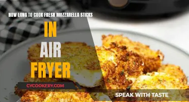 Crispy Mozzarella Sticks: Air Fryer Perfection in 10 Minutes!