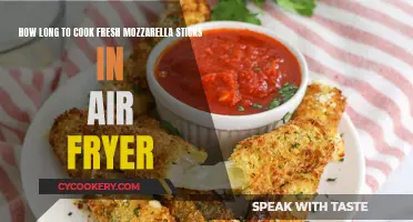 Air Fryer Mozzarella Sticks: The Perfect Cooking Time