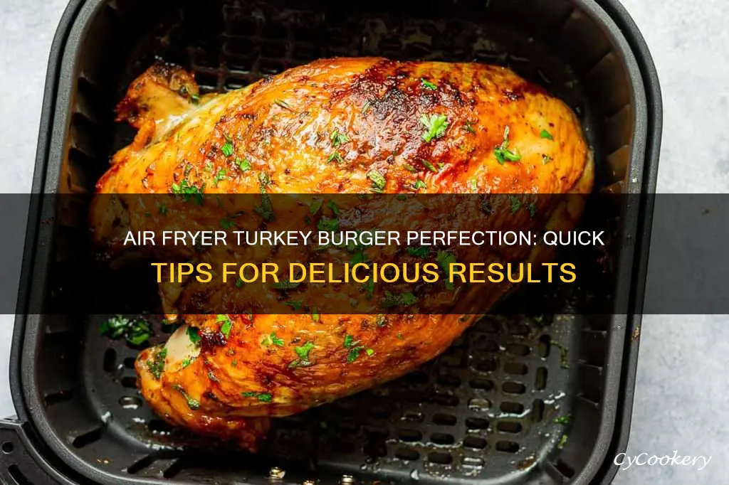 how long to cook fresh turkey burger in air fryer