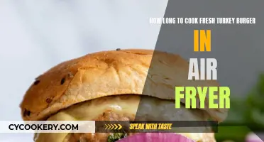 Air Fryer Turkey Burgers: Cooking Time Perfection