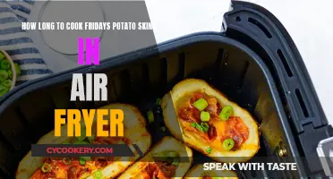 Crispy Potato Skin Delight: Air Fryer Cooking Time Revealed