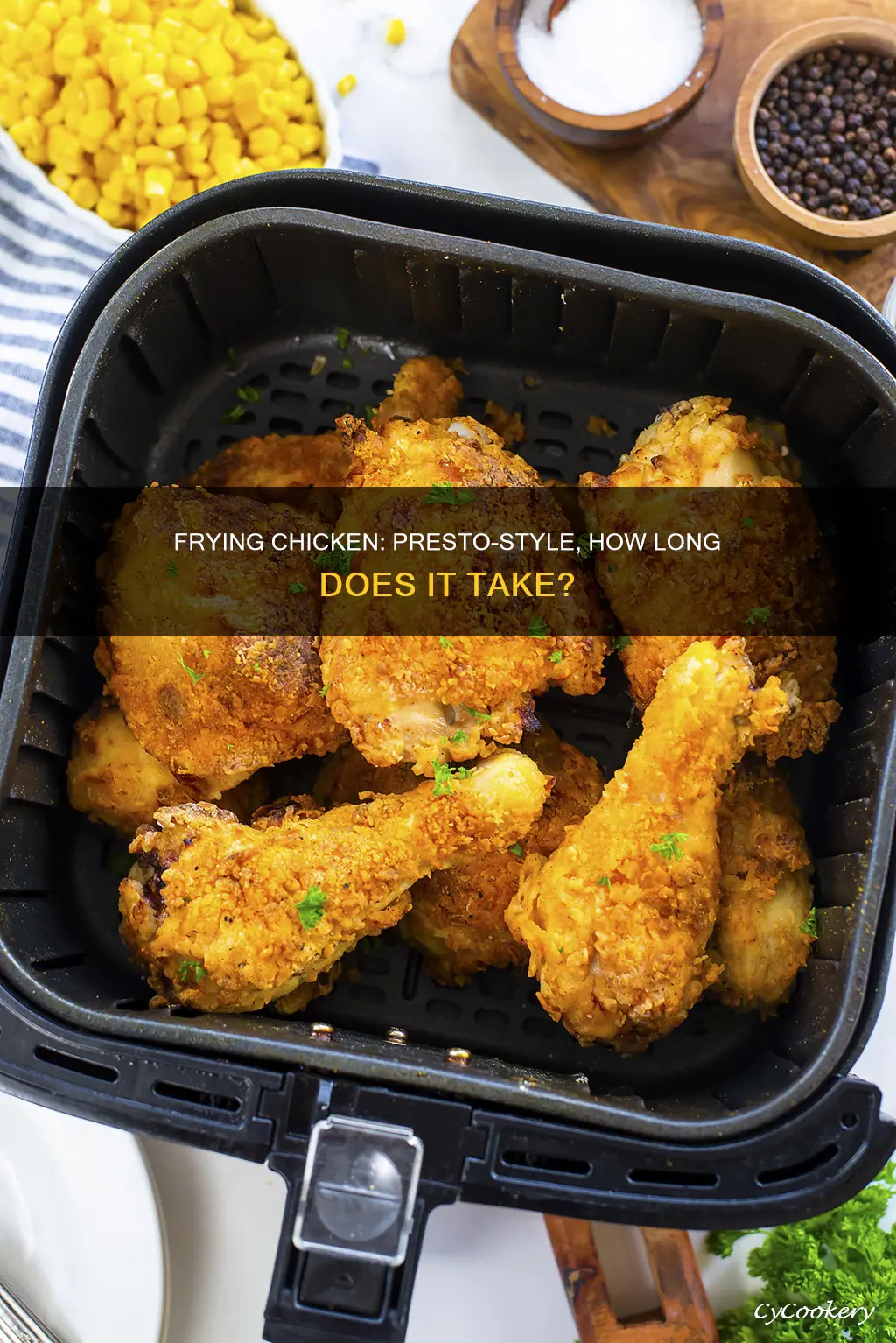 how long to cook fried chicken in presto fryer