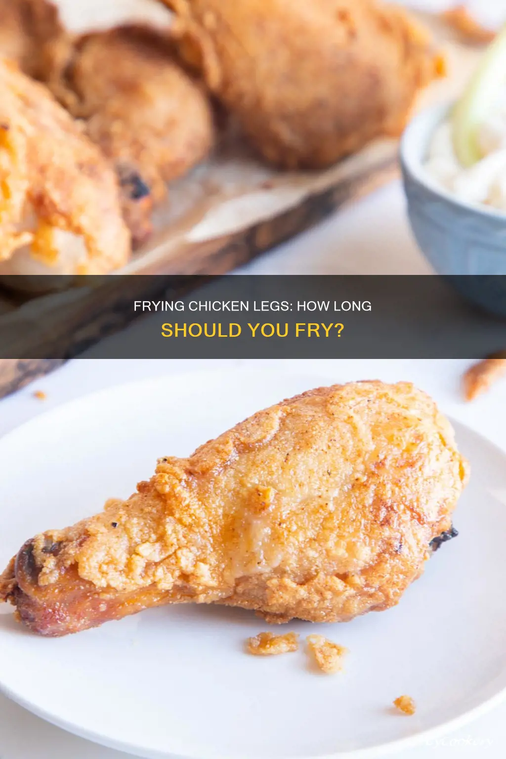 how long to cook fried chicken legs in fryer
