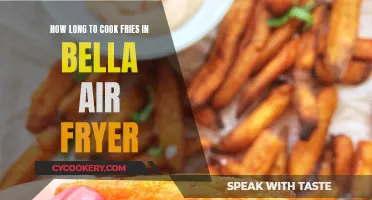 Crispy Fries: Bella Air Fryer Cooking Time Guide