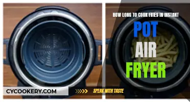 Crispy Fries: Instant Pot Air Fryer Cooking Time Guide