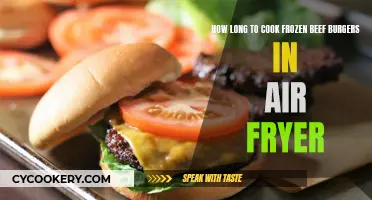 Air Fryer Beef Burgers: Quick and Easy Cooking Times