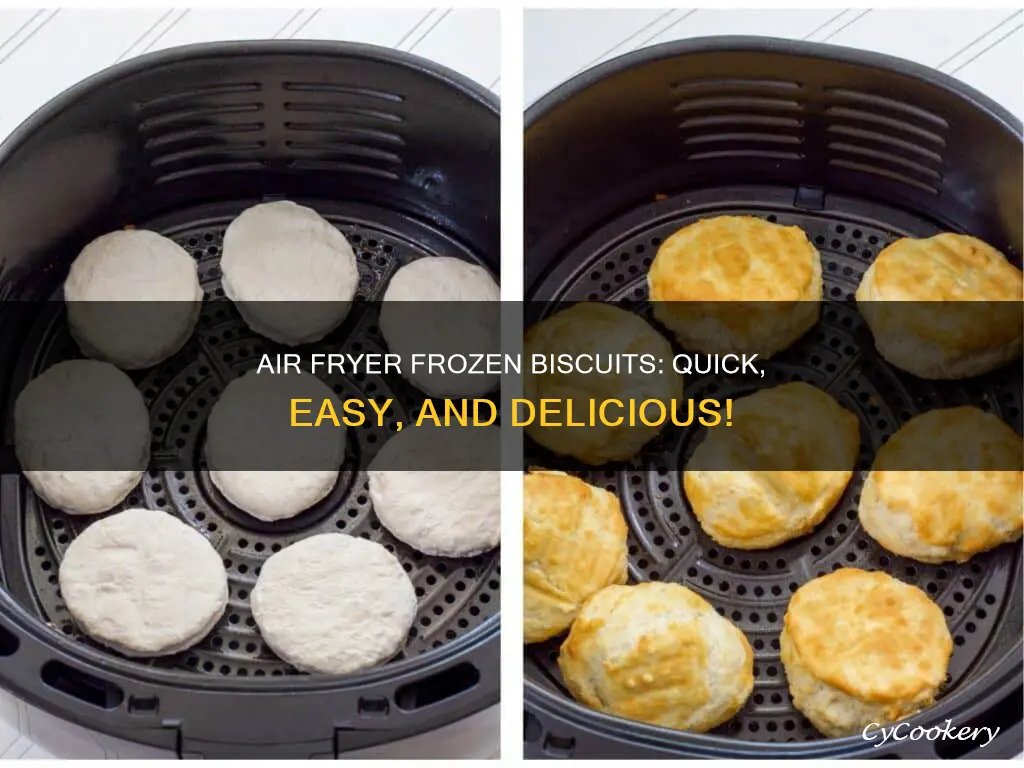 how long to cook frozen biscuits in an air fryer