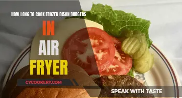 Perfectly Cooked: Air Fryer Tips for Frozen Bison Burgers