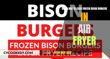 Air Fryer Cooking Time for Frozen Bison Burgers