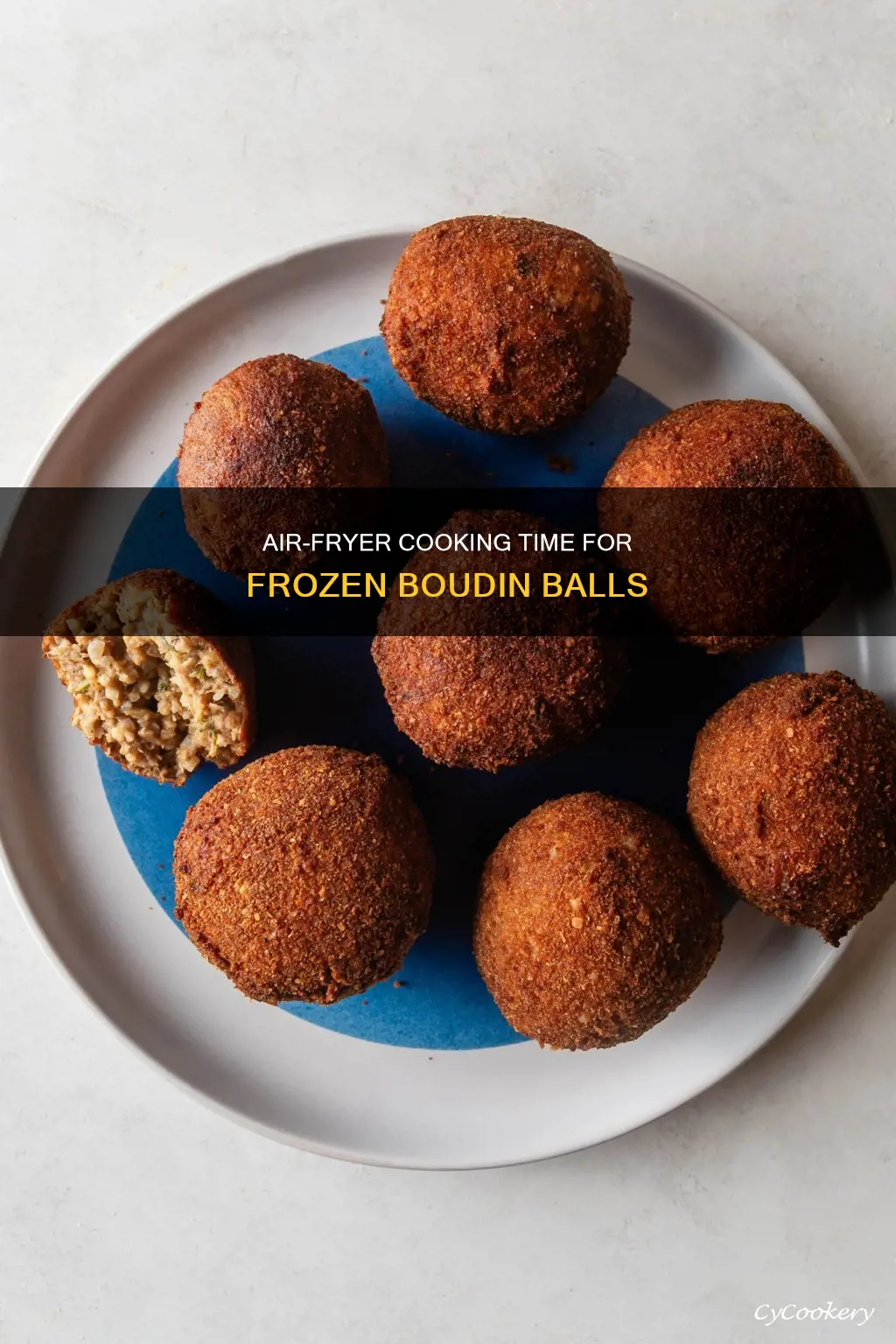 how long to cook frozen boudin balls in air fryer
