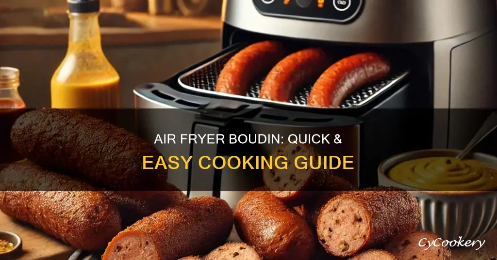 how long to cook frozen boudin in air fryer