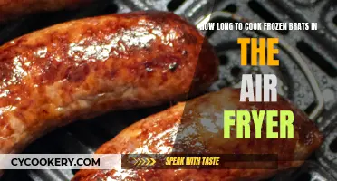 Perfectly Cooked Frozen Brats: Air Fryer Time Guide