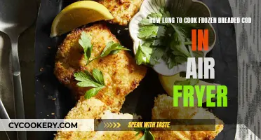 Crispy Cod: Air Fryer Cooking Time for Frozen Breaded Cod