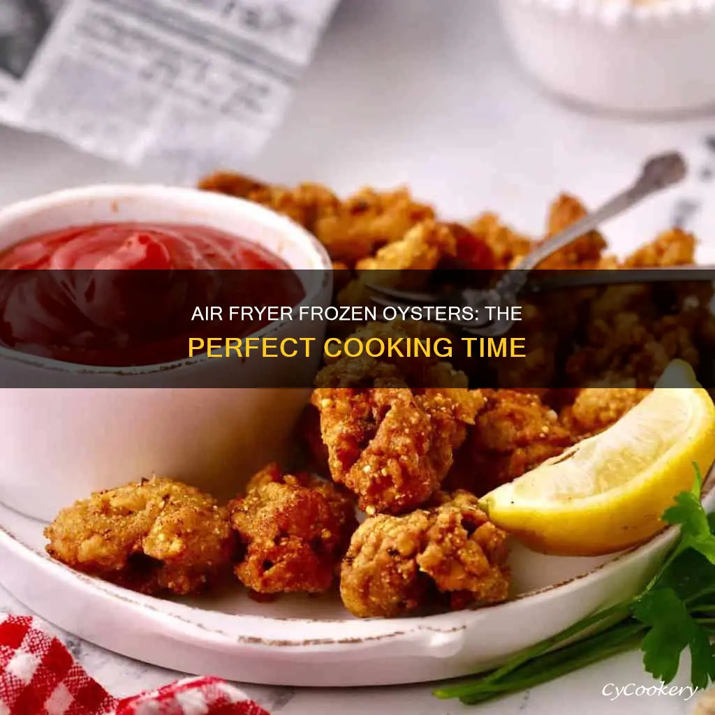 how long to cook frozen breaded oysters in air fryer