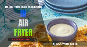 Crispy Pickles: Air Fryer Cooking Time for Frozen Breaded Treats