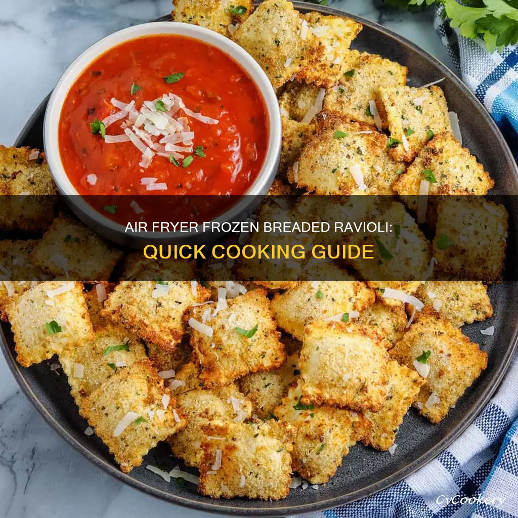 how long to cook frozen breaded ravioli in air fryer
