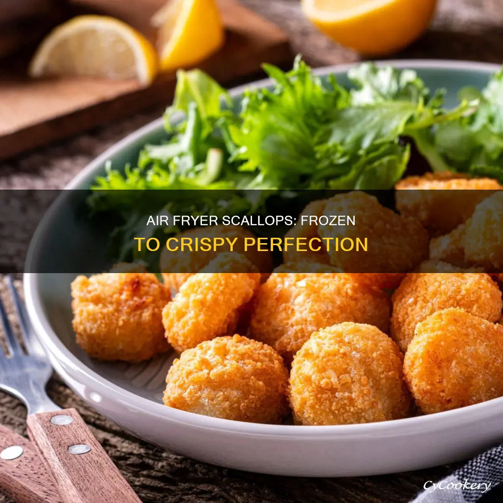 how long to cook frozen breaded scallops in air fryer