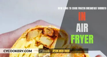 Air Fryer Breakfast: Frozen Burrito Cooking Time