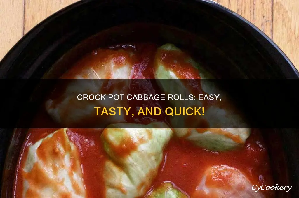 how long to cook frozen cabbage rolls in crock pot