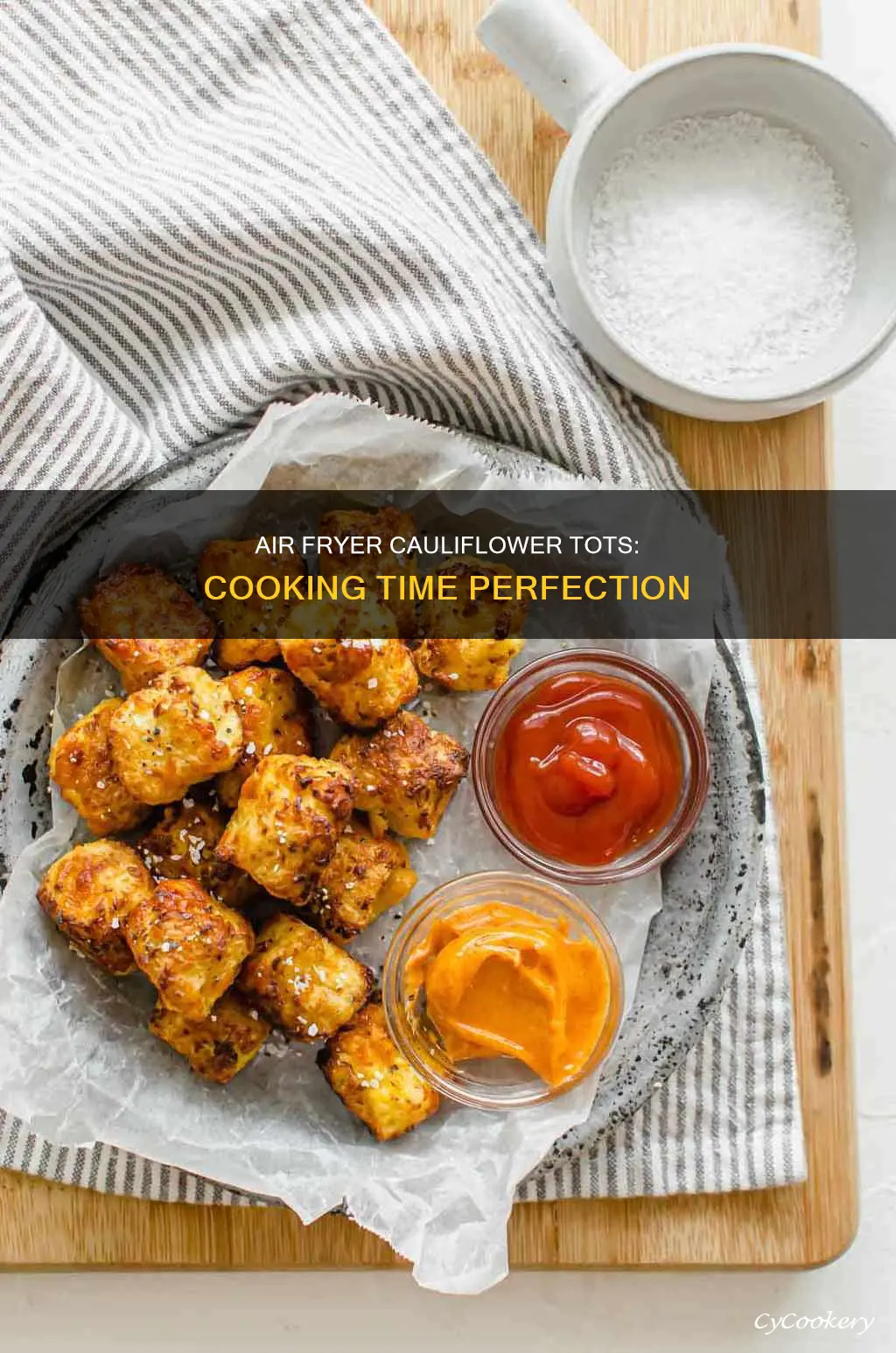 how long to cook frozen cauliflower tots in air fryer