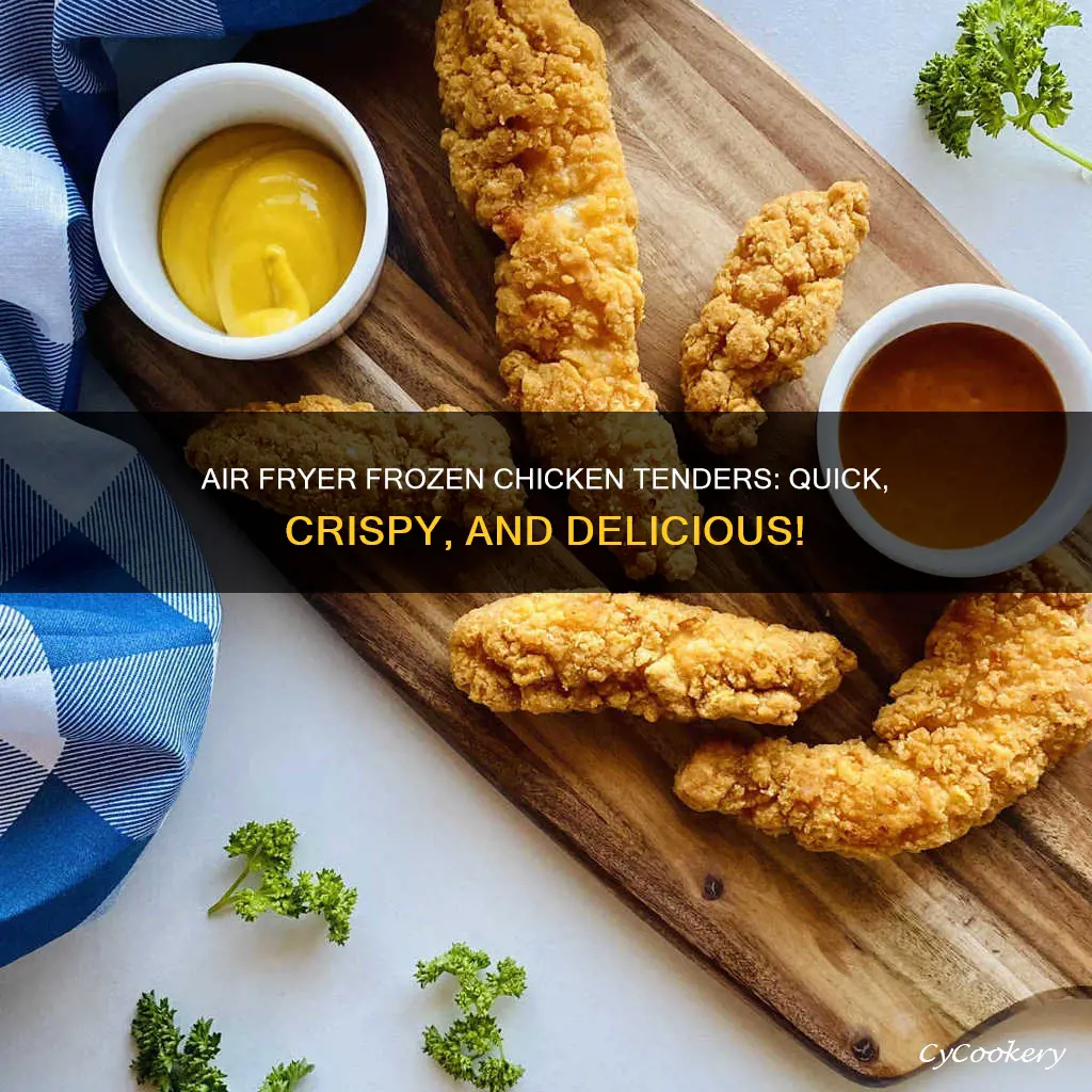 how long to cook frozen chicke tenders in air fryer