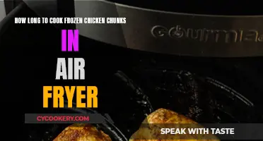 Air-Fryer Cooking Time for Frozen Chicken Chunks