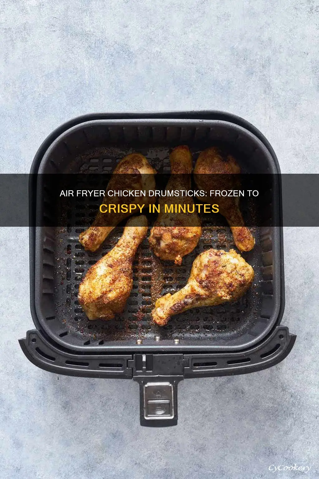 how long to cook frozen chicken drumsticks in air fryer