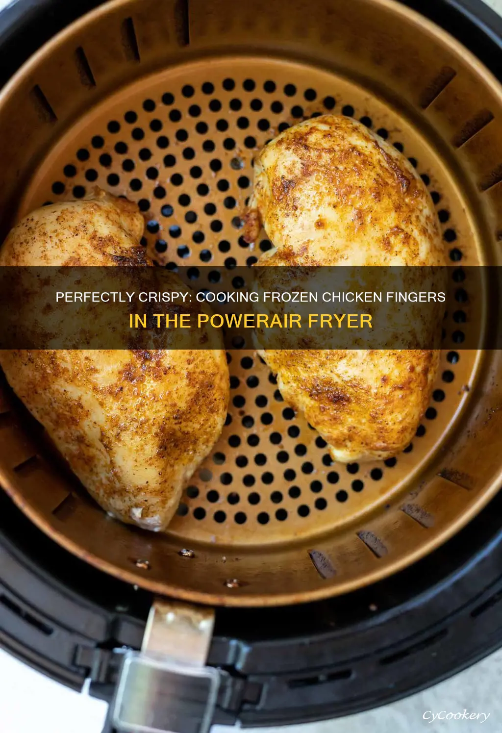 how long to cook frozen chicken fingers in powerair fryer