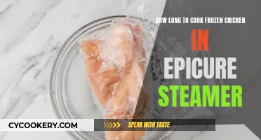 Steaming Frozen Chicken: Epicure Steamer Cooking Time