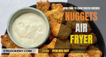 Air Fryer Cooking: Frozen Chicken Nuggets, Quick and Crispy!