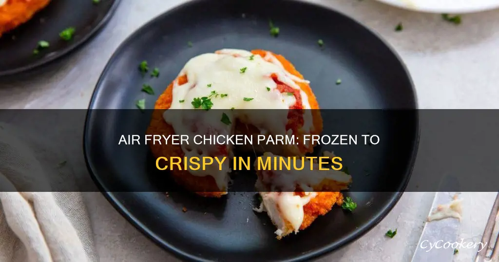 how long to cook frozen chicken parm in air fryer