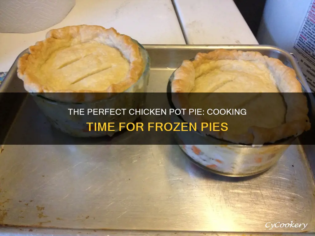 how long to cook frozen chicken pot pie