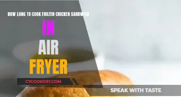 Crispy Chicken Sandwich: Air Fryer Cooking Time Guide