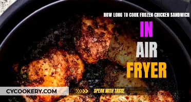 Air Fryer Frozen Chicken Sandwich: Quick Cooking Guide
